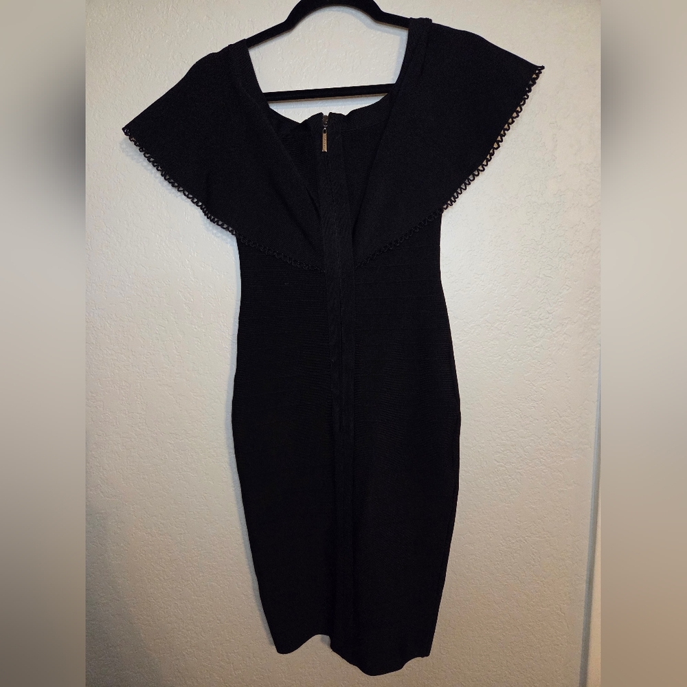 Marciano Black Strapless Dress - Picture 6 of 9